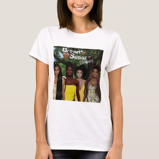 Brown Sugar Babes T-Shirt 8 (Framsida)