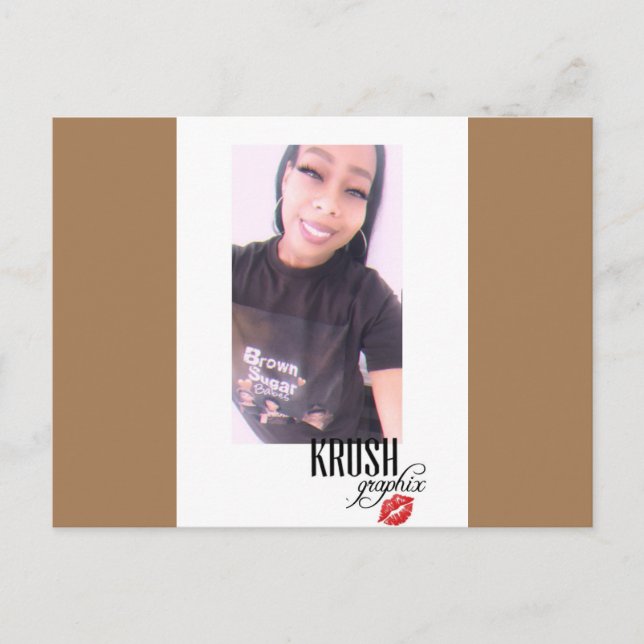 Brown Sugar Babes x Ahsek Novel Postcard 1 Vykort (Framsida)