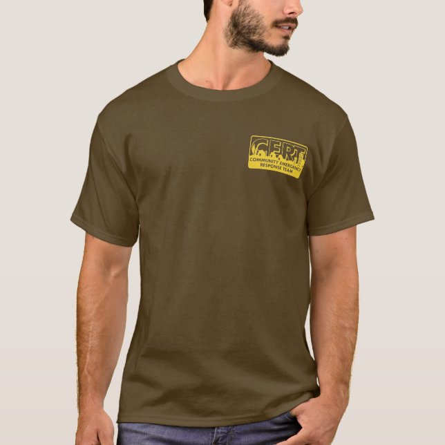 Brown T-Avslappnad T Shirt (Framsida)