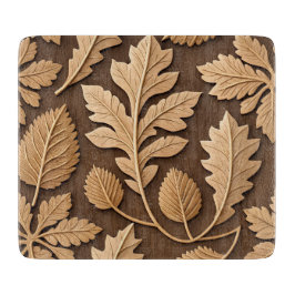 BROWN & TAN FALL HÖST LÖV & ACORNS