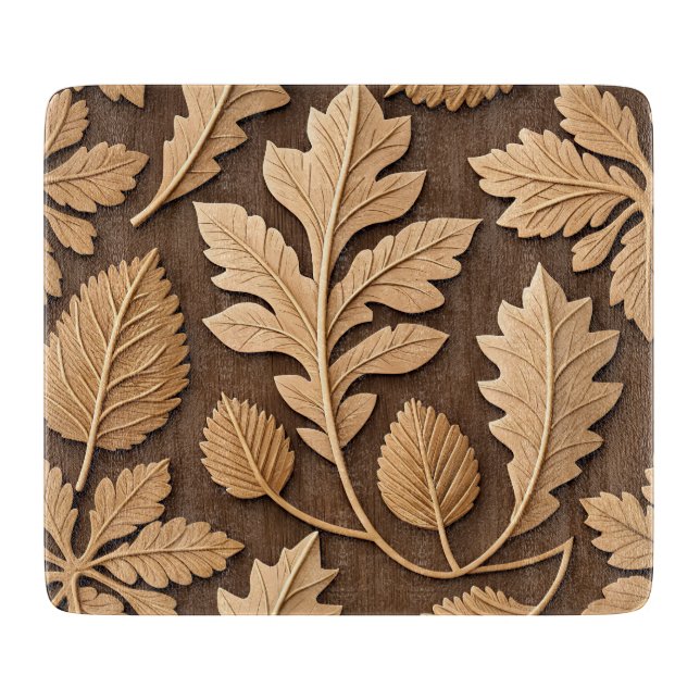 BROWN & TAN FALL HÖST LÖV & ACORNS (Framsidan)