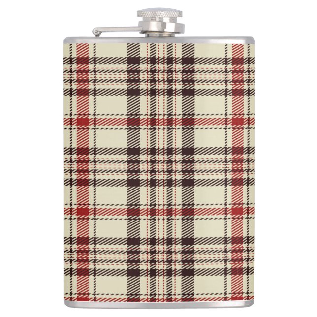 Brown Tartan Fickplunta (Framsidan)
