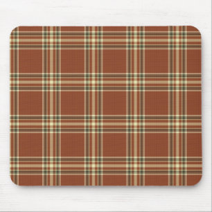 Brown Tartan Mousepad Musmatta