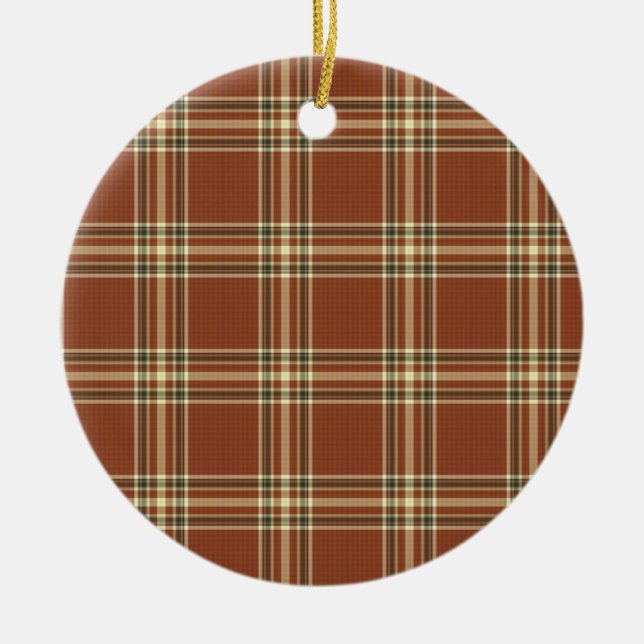 Brown Tartan Ornament (Framsidan)