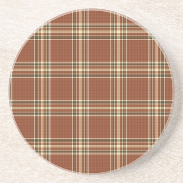 Brown Tartan Underlägg (Framsidan)