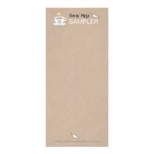 Brown Tea Sample Pack Business Giveaways Reklamkort