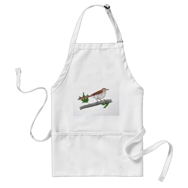 Brown Thrasher Apron Förkläde (Framsidan)