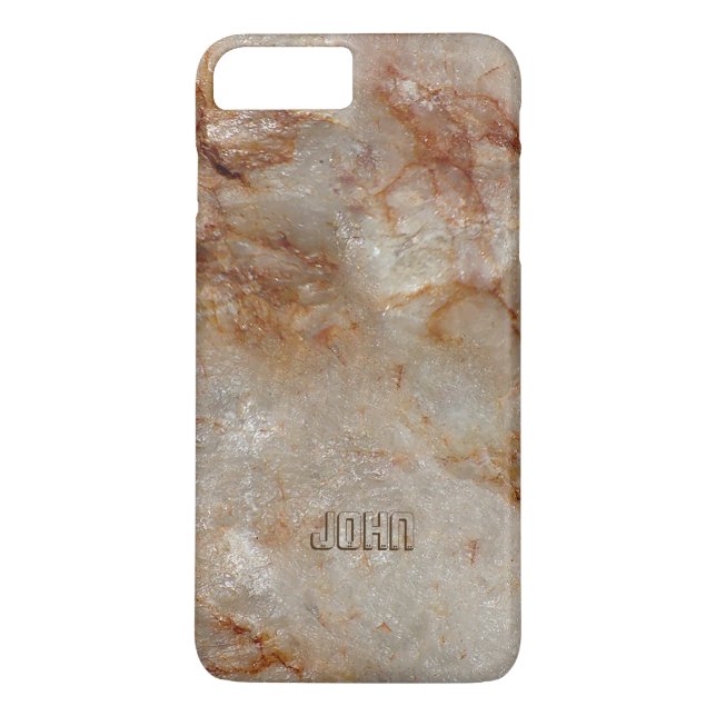 Brown Tones Marble Stone Mönster Case-Mate iPhone Skal (Baksida)