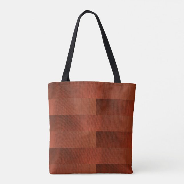 Brown Tote Bag Tygkasse (Baksida)