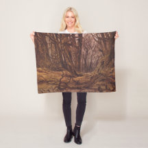 Brown Träd Trunks in en Autumnal Forest