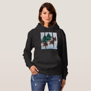 Brown Trio Alaska Malamute Hundar Women's T Shirt