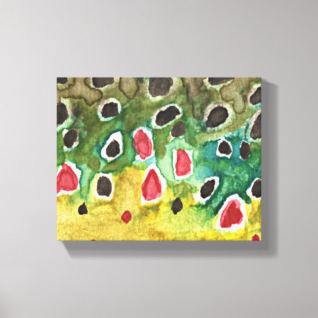 Brown Trout Canvastryck (Framsida)