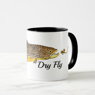 Brown Trout Dry Flygfiske Mugg