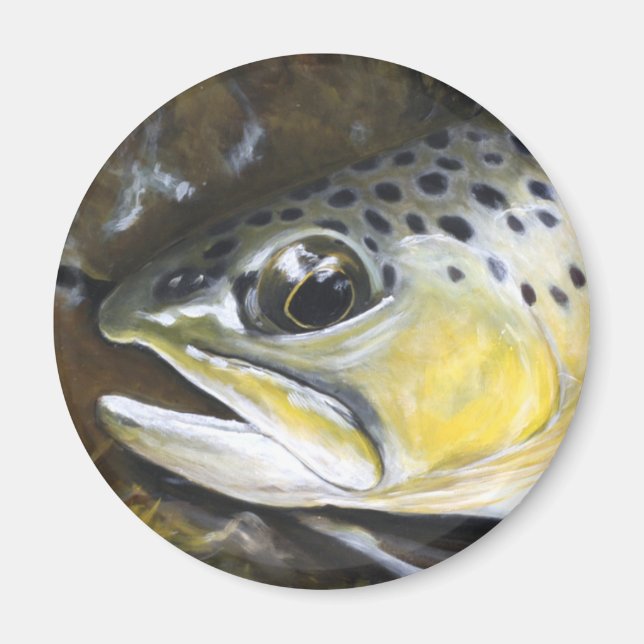Brown Trout Magnet (Framsidan)