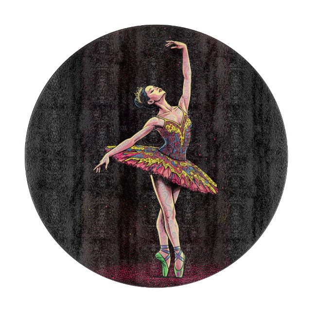 Brown Tutu Ballerina Puzzle – Stunning Dance Art w (Framsidan)