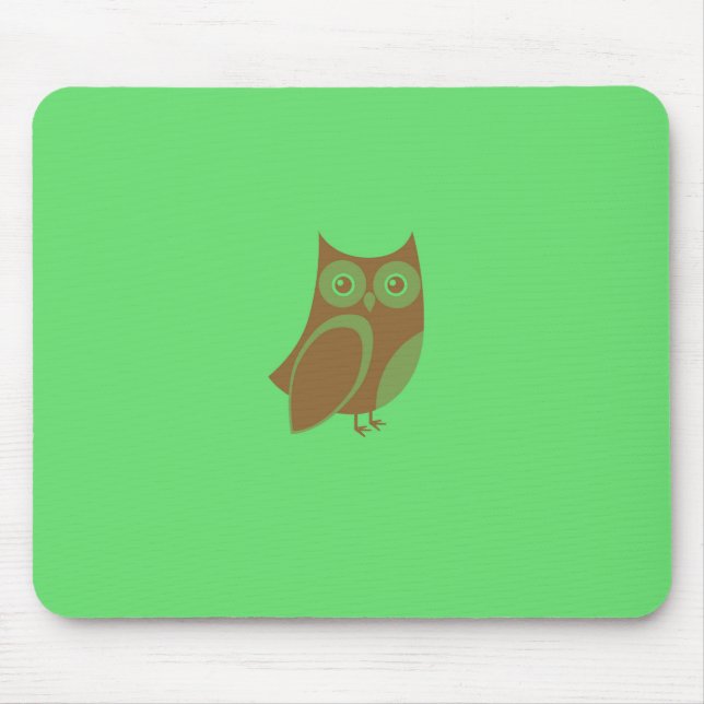 Brown Uggla Mousepad Musmatta (Framsidan)