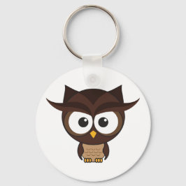 Brown Uggla Nyckelring