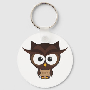 Brown Uggla Nyckelring