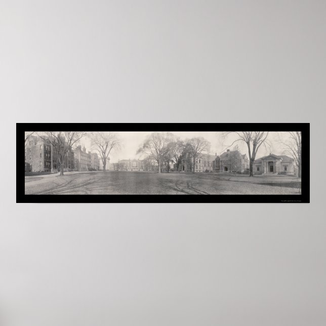 Brown Universiteten RI Photo 1909 Poster (Framsidan)