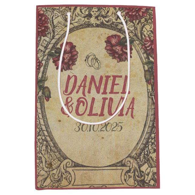 Brown Vintage Classic Bröllop (Framsidan)