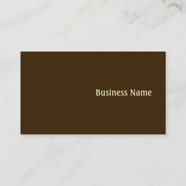 Brown Visitkort (Framsida)