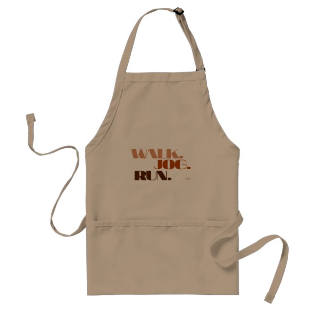 BROWN WALK JOG SPRINGA (font CHUNKY) Förkläde (Framsidan)