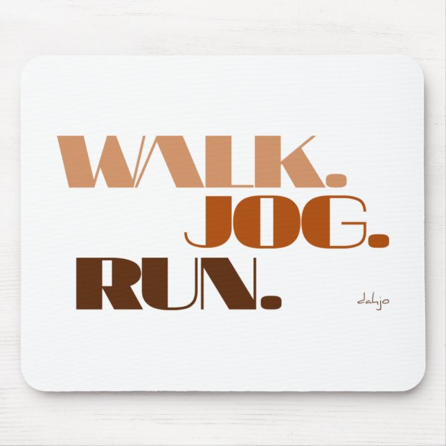 BROWN WALK JOG SPRINGA (font CHUNKY) Musmatta (Framsidan)