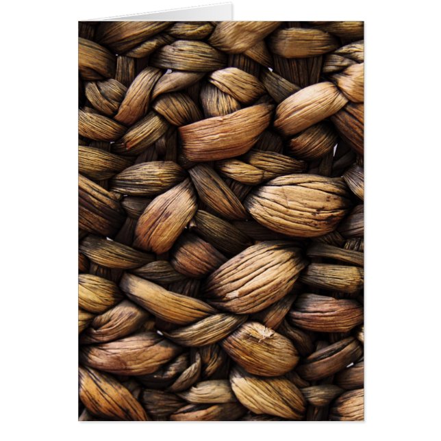 Brown Walnut Snäckors Hälsningskort (Framsidan)