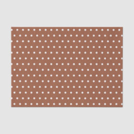 BROWN & WHITE POLKA DOTS