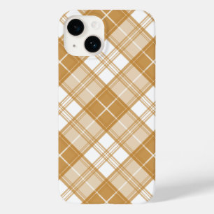 Brown White Tartan Mönster yxm0uat9