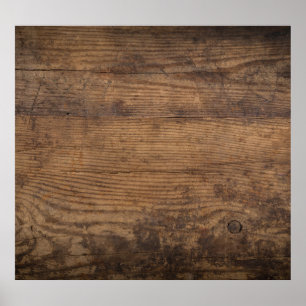 Brown Wood Struktur Abstrakt Background Poster