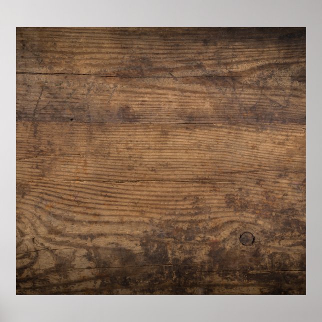Brown Wood Struktur Abstrakt Background Poster (Framsidan)