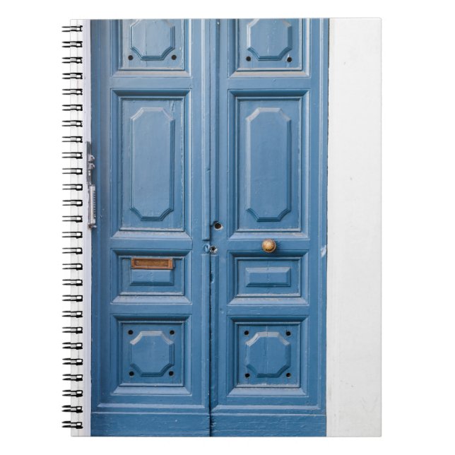 BROWN WOODEN PANELED DOORS ANTECKNINGSBOK (Framsidan)