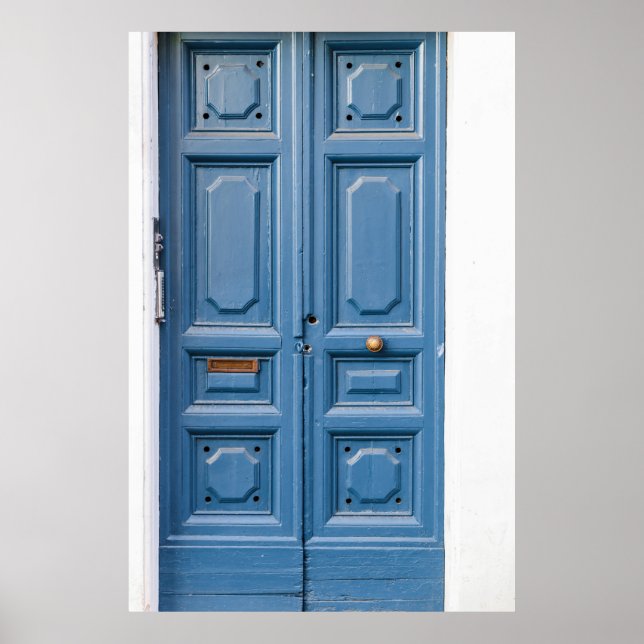 BROWN WOODEN PANELED DOORS POSTER (Framsidan)