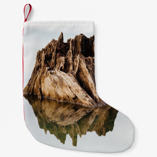 BROWN WOODEN RAM LITEN JULSTRUMPA (Framsidan)