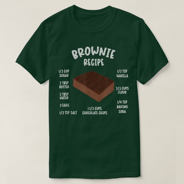 BROWNEE RECIPE CHRISTMAS BAKING T SHIRT (Design framsida)
