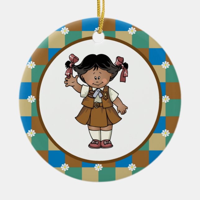 Brownie3 Julgransprydnad Keramik (Framsidan)