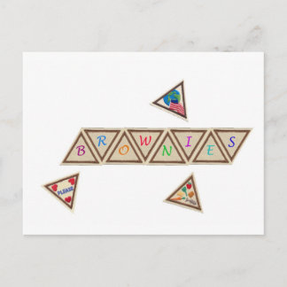 Brownie Badge Vykort