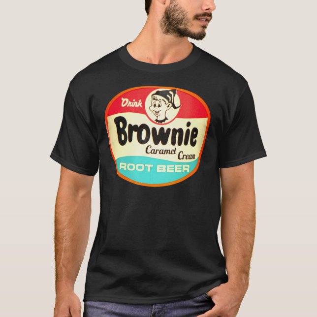 Brownie Caramel Cream Root Beer T Shirt (Framsida)