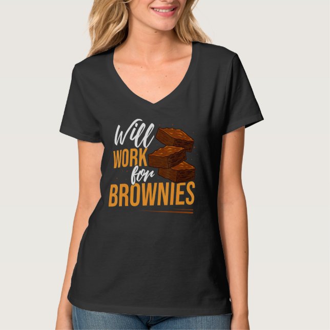 Brownie Cookie Recipe Pub Mix Keto T Shirt (Framsida)