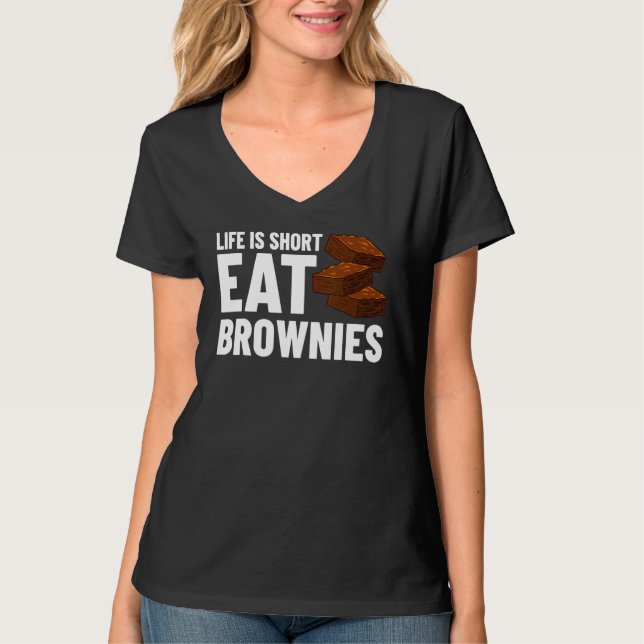 Brownie Cookie Recipe Pub Mix Keto T Shirt (Framsida)
