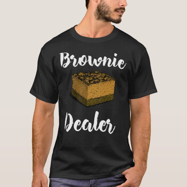 Brownie Dealer Dessert Gift Classic T-Shirt (Framsida)