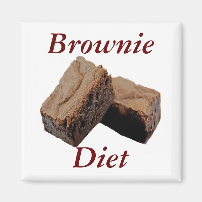 Brownie Diet Magnet (Framsidan)