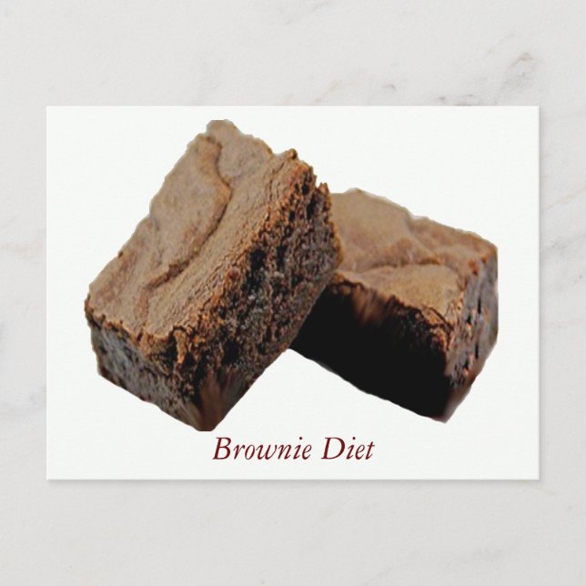 Brownie Diet Vykort (Framsida)