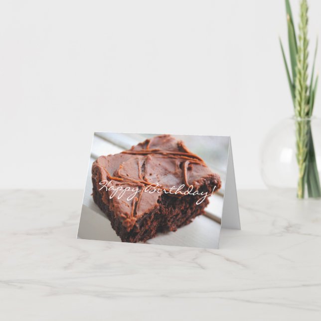 Brownie Grattis på födelsedagen Card Kort (Framsida)