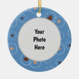 Brownie Scout Ceramic jul Ornament