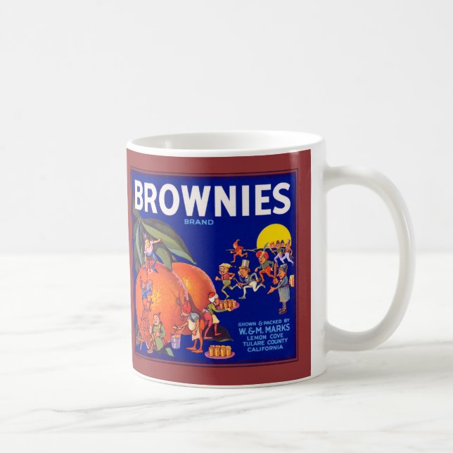 Brownies Brand California Oranges Kaffemugg (Höger)