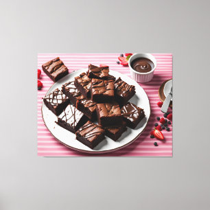 Brownies Canvastryck