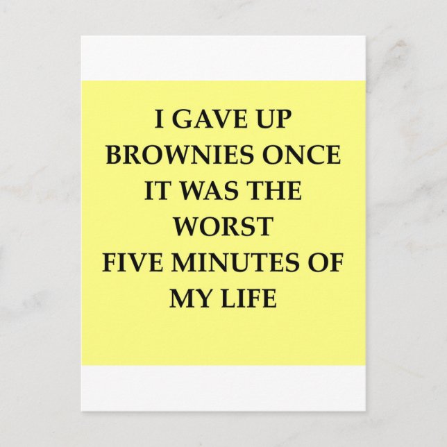 BROWNIES.jpg Vykort (Framsida)