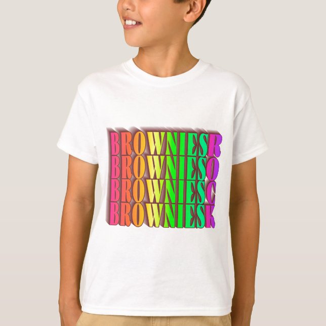 BROWNIESROCK TEE SHIRT (Framsida)